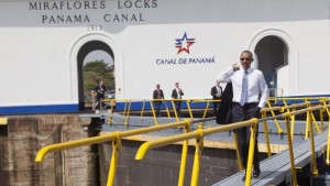 Presidente de Estados Unidos quedó gratamente sorprendido con los avances en el Canal de Panamá | Foto: AP
