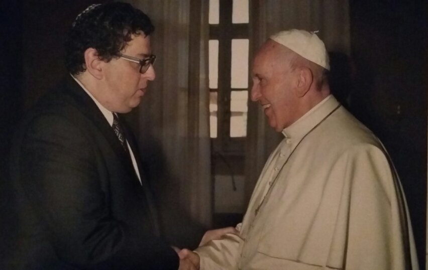 Junto al Papa Francisco | Foto: cortesía
