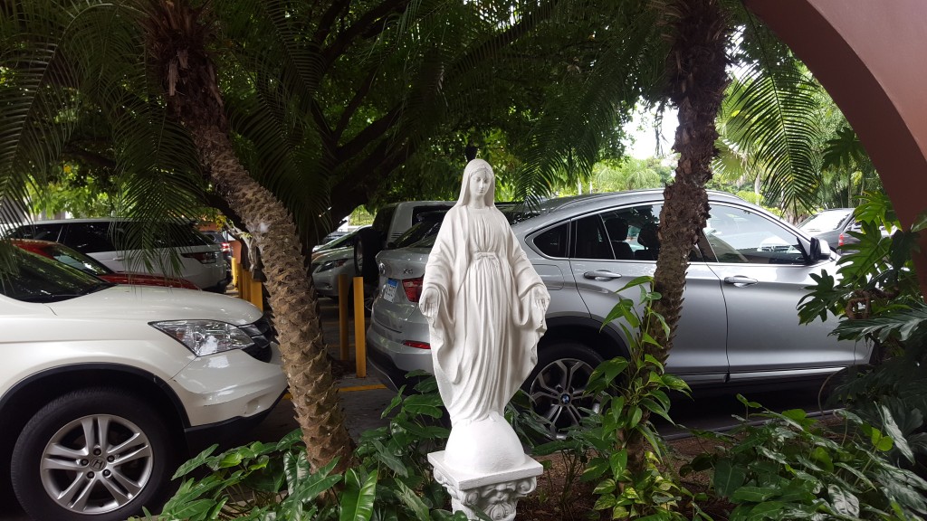 La imagen de la Virgen de La Milagrosa, da la bienvenida a todos quienes visitan la AIP | Foto: AR